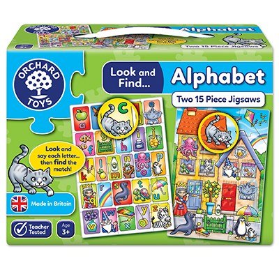 Orchard Toys LOOK & FIND ALPHABET LEARNING PUZZLES