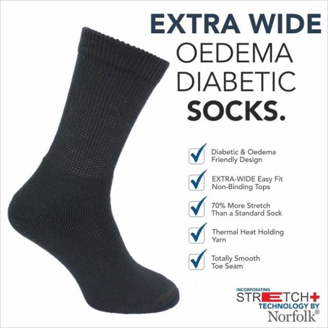 Norfolk Socks Socks Ex-Wide Cushioned