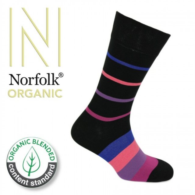 Norfolk Socks Socks Organic Multi Stripe