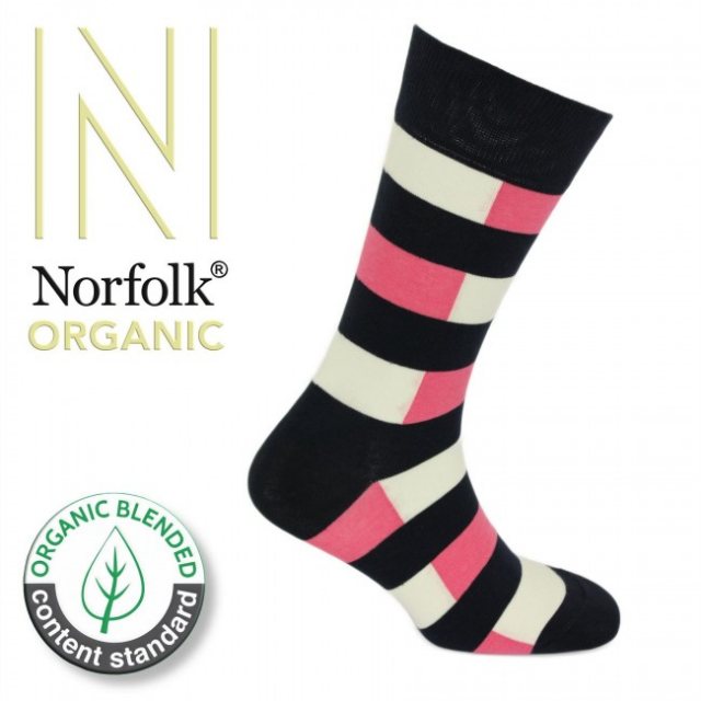 Norfolk Socks Socks Organic Block Pattern