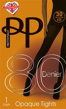 Pretty Polly 3D Fit 80D Opaque Tights