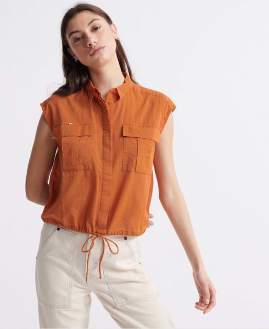 Superdry SLEEVELESS MILITARY SHIRT