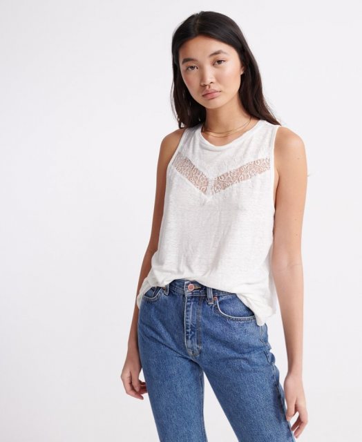 Superdry CHEVRON LACE VEST