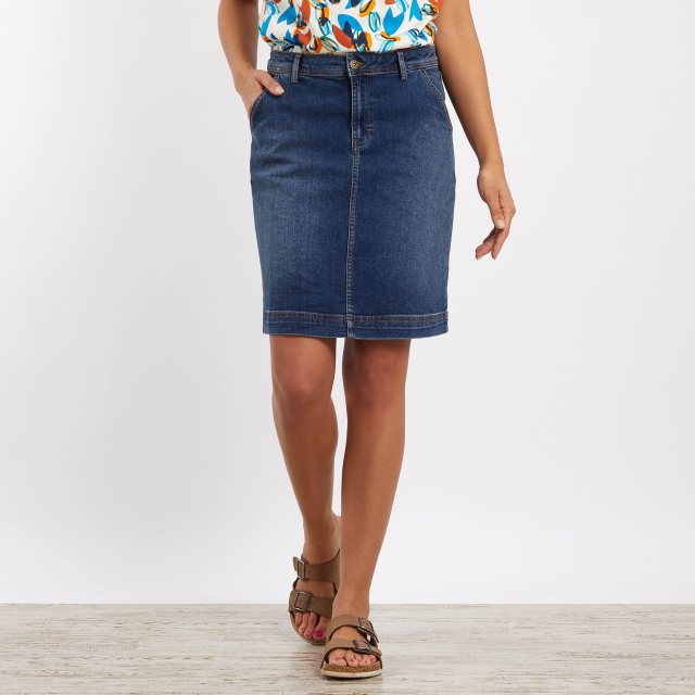 Weird Fish Ria Denim Skirt