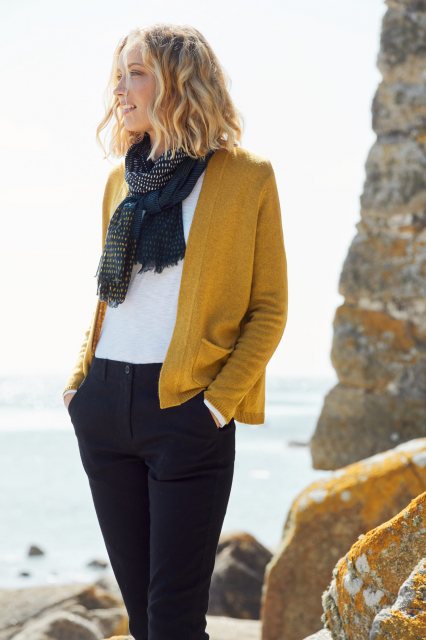 Seasalt Chasing Cardigan Kelp