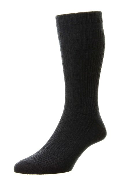 H J Socks SOFT TOP EX WIDE WOOL MIX SOCKS HJ190 Socks Barsleys
