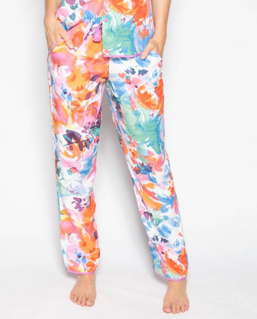 Cyberjammies AIMEE ABSTRACT FLORAL PRINT PANTS