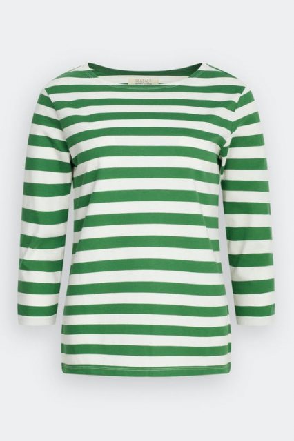 Seasalt Sailor Top Cornish Field Green Chalk