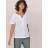 White Stuff Banana Leaf Linen Top