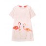 Joules G 211787 Rosalee Short Sleeve A-Line Artwork Dress