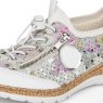 Rieker N42V1-90 Multi Print Bungee Trainers