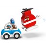 FIRE HELICOPTER & POLICE CAR