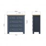 Pentire 2 over 3 Chest of Drawers