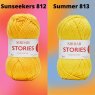 SIRDAR STORIES DOUBLE KNITTING 50G (Blues/Greens/Yellows)