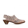 Rieker 46778-64 Weave Detail Heeled Shoe
