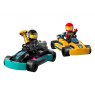 Lego Go-Karts and Race Drivers