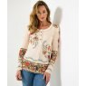 Joe Browns Remarkable Printed Patchwork Henley Top