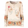Joe Browns Remarkable Printed Patchwork Henley Top
