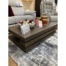 CLEARANCE - Dark Elm Rectangular Coffee Table