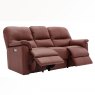 The Chadwick 3 Seater Recliner Sofa in leather from G Plan, a timeless classic sofa with a supremely
