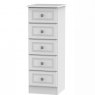 The Pembroke tall 5 drawer chest is available in 6 finishes.