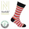 Socks Organic Fine Stripe