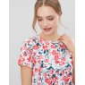 Joules 207773 Carley Print Classic Crew Chain Stitch Detail
