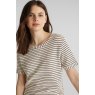 Esprit Top with Textured Stripes