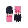 Joules 210259 Rothley Gloves Argyle Knitted Gloves